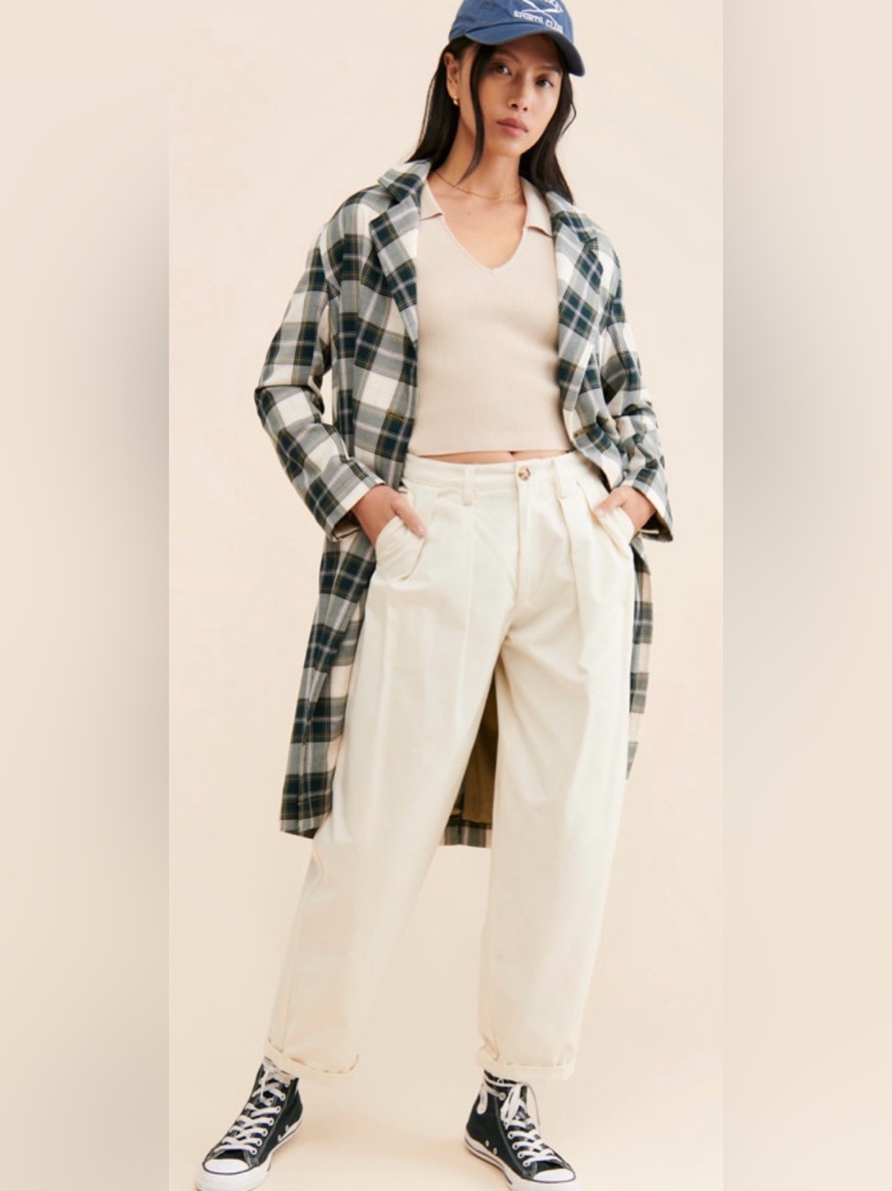 Free people Freddie longline blazer jacket